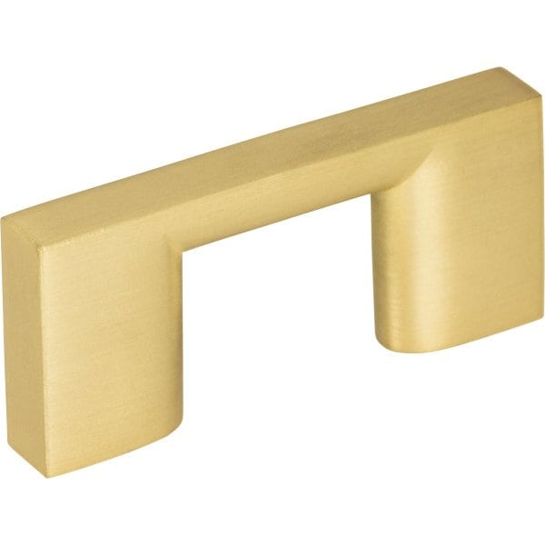 Jeffrey Alexander 32 mm Center-to-Center Brushed Gold Square Sutton Cabinet Bar Pull 635-32BG - main